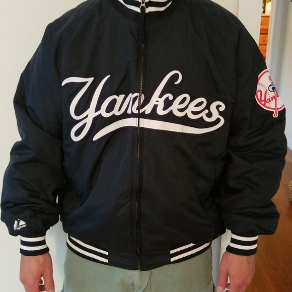 yankees bomber jacket mens